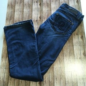 Seven7 bootcut dark blue jeans sz 28